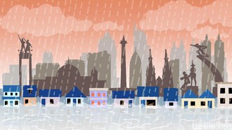 Titik Banjir di Jakarta Bertambah Jadi 54 RT, Tinggi Air Capai 160 Cm