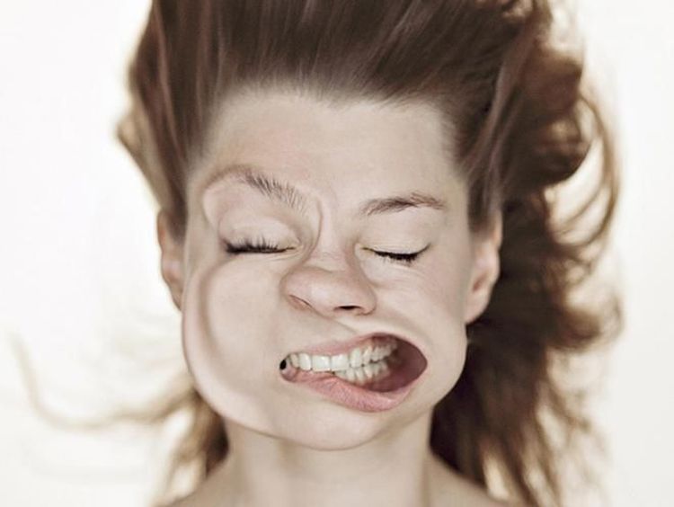 Aneh dan Kocak, Foto Portrait Angin Super Kencang
