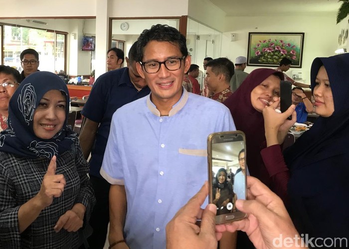 Ditanya Rencana Pertemuan dengan Maruf Amin, Sandi: Silaturahim Anytime