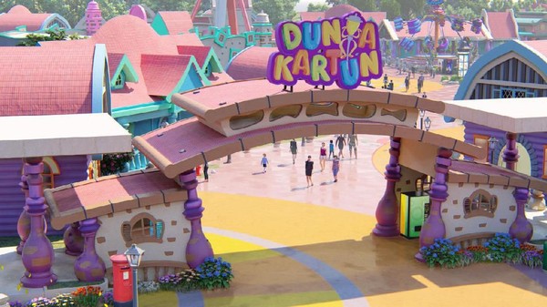Foto: Dunia Kartun & 7 Wahana Baru yang Seru di Dufan