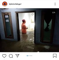 Diguyur Hujan Deras, Sejumlah Wilayah Di Bogor Terendam Banjir