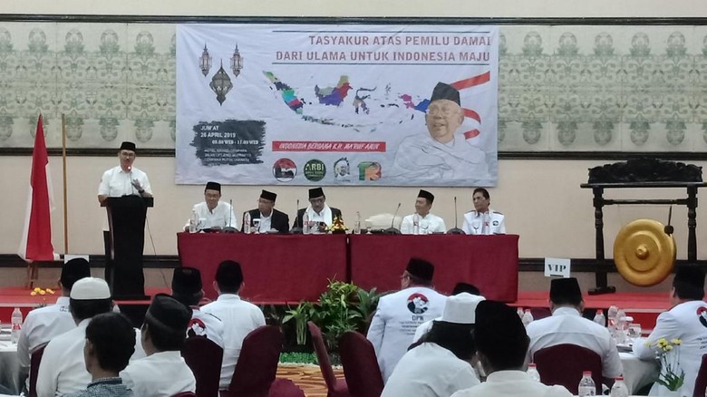 Relawan Maruf Amin Gelar Tasyakuran atas Keberhasilan Pemilu Relawan Maruf Amin Gelar Tasyakuran atas Keberhasilan Pemilu