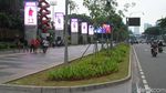 Dijaga Petugas, PKL di Trotoar Sudirman-Thamrin Libur