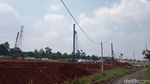 Penampakan Terkini Proyek Tol Desari Seksi II Brigif-Sawangan