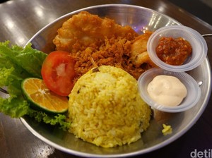 Nikmat! Fish and Chips dengan Paduan Nasi Kuning hingga Sambal Geprek