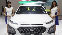 PT Hyundai Mobil Indonesia menampilkan SUV compact perdana secara publik di Indonesia International Motor Show (2019) JiExpo Kemayoran, Jakarta.