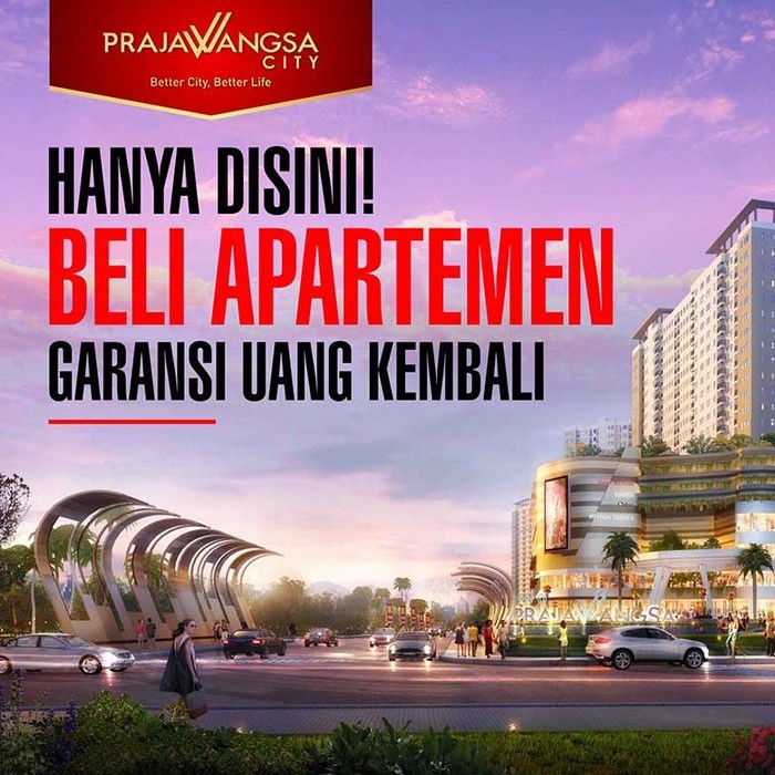 Hanya di Sini, Beli Apartemen Garansi Uang Kembali