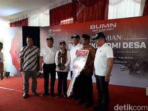 Rini Resmikan Balkondes Digital di Kawasan Tebing Breksi