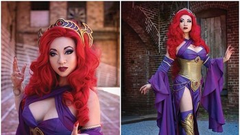 Medusa, karakter wanita di film Guardian of The Galaxy diperankan oleh cosplayer YayaHan. (Foto: The Gamer)