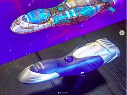 Karya Unik Seniman Ubah Benda Rumahan jadi Pesawat Luar Angkasa