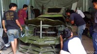 Suharyanto, pengerjaan mobil tersebut sudah berlangsung selama 8 bulan dan diperkirakan rampung setelah lebaran.