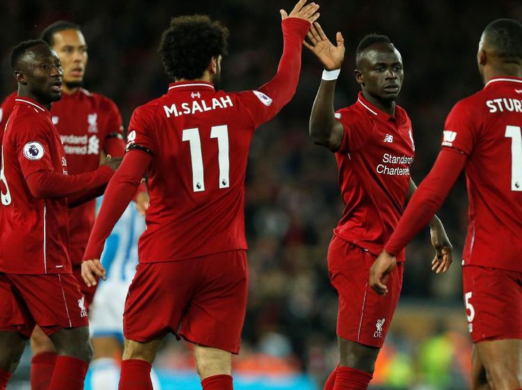 Salah dan Mane Bersinar, Liverpool Habisi Huddersfield