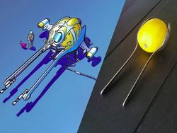 Karya Unik Seniman Ubah Benda Rumahan jadi Pesawat Luar Angkasa