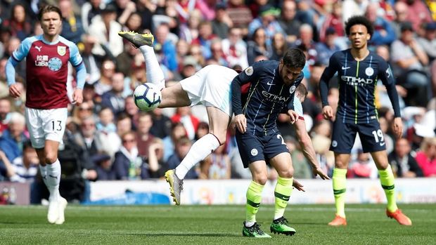 Burnley vs Manchester City Tanpa Gol di Babak Pertama