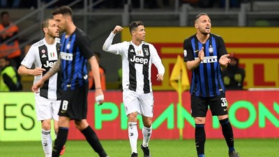 Nainggolan-Ronaldo Berbagi Gol, Inter vs Juventus 1-1