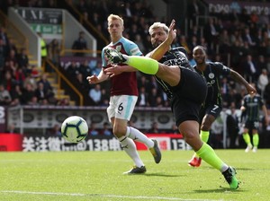 Babak I Burnley vs Man City: The Citizens Dominan, Skor Masih 0-0