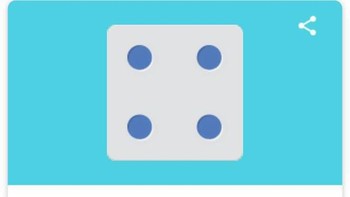 Ada pula Roll a die yang dapat kamu ketik sebagai alternatif dadu fisik. (Foto: screenshot Google search)