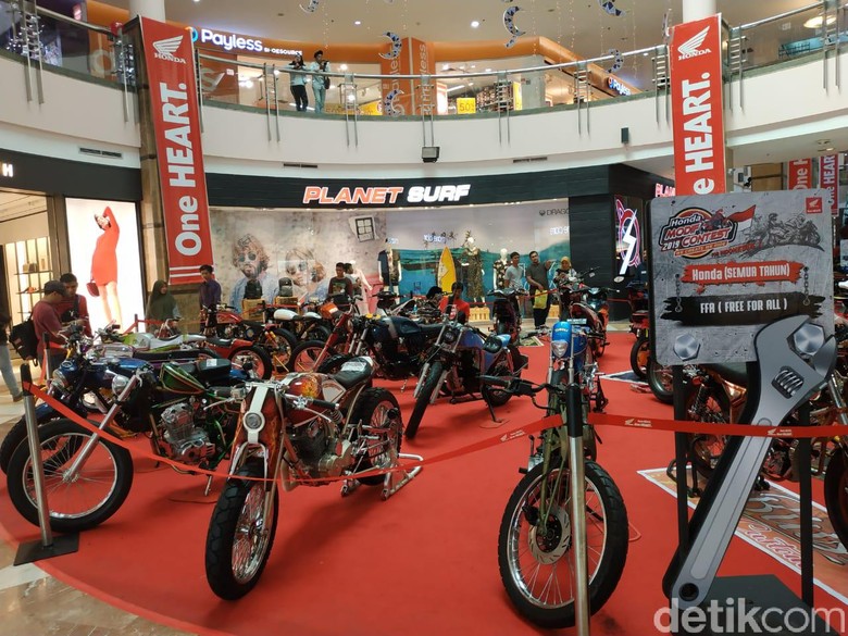 Kontes modifikasi motor Honda. Foto: Ridwan Arifin Kontes modifikasi motor Honda. Foto: Ridwan Arifin
