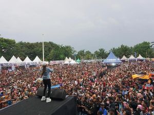 Aksi Nella Kharisma Goyang Alun-alun Klaten di BYMS 2019