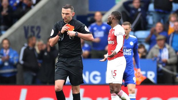 Babak I: Diwaranai Kartu Merah, Leicester vs Arsenal Imbang