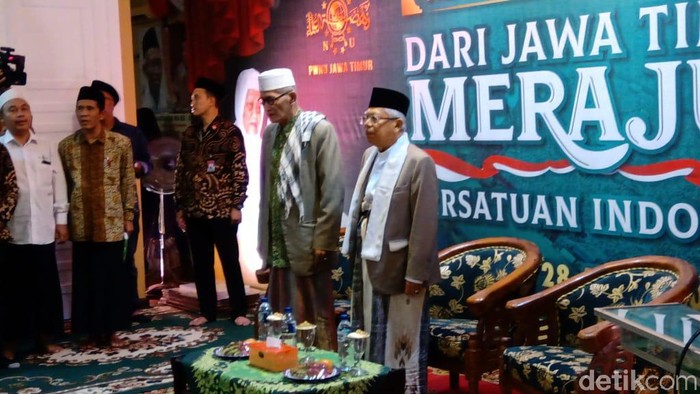 Hadiri Acara NU Jatim, Maruf Amin Dipanggil Wakil Presiden