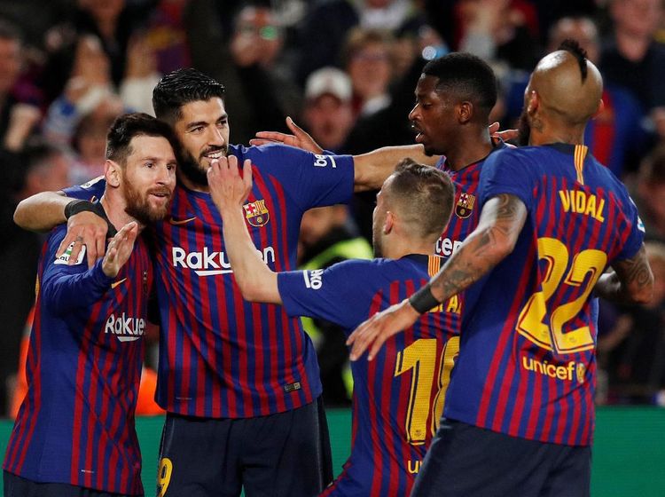 Kalahkan Levante, Barca Juara LaLiga