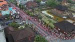 Potret Kolosal 2 Ribu Warga Bali Menari Telek