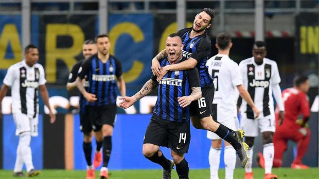 Juventus bemain imbang 1-1 lawan Inter Milan. (