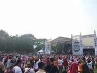 Bareng CFD, Ribuan Warga Klaten Ikuti Fun Walk BYMS 2019
