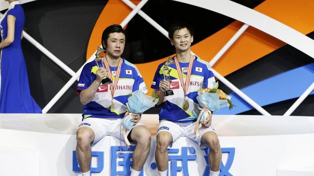 Hiriyuki Endo/Yuta Watanabe juara Kejuaraan Bulutangkis Asia 2019. 