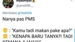 Ngeri! Begini Jawaban Cewek PMS Saat Ditanya Makan Apa