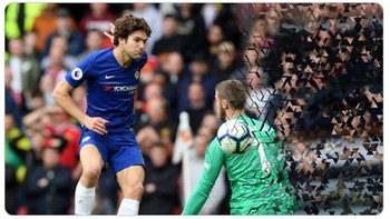 De Gea seperti raib terkena jentikan jari Thanos. (Foto: Internet/Twitter)