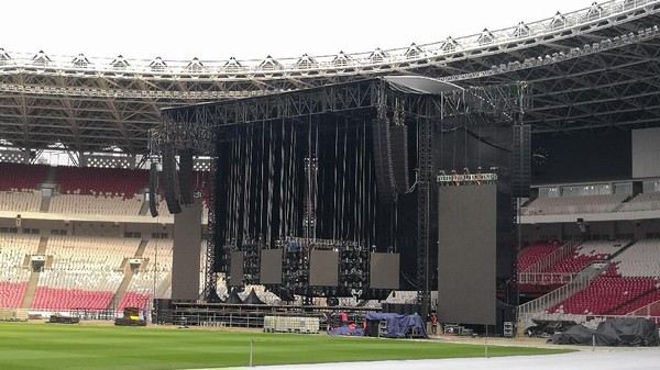 Yuk, Intip Panggung Ed Sheeran di GBK!