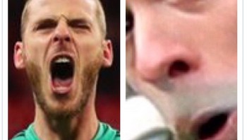 De Gea tampil prima saat lawan Spurs. Tapi setelah itu ngedrop. (Foto: Internet/Twitter)