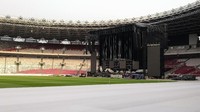 Begini panggung yang bakal jadi tempat konser Ed Sheeran di Jakarta. Foto: Dyah Paramita Saraswati