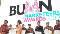 BUMN Marketeers Award diinisiasi oleh Forum Humas BUMN bekerjasama dengan Mark Plus,Inc didukung oleh Indonesia Marketing Association dan The Jakarta CMO Club yang bertujuan untuk mendukung BUMN mengedepankan kreatifitas, inovasi, prinsip kewirausahaan serta kepemimpinan.  Istimewa