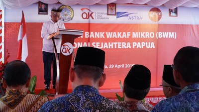 OJK Resmikan Bank Wakaf Mikro di Jayapura