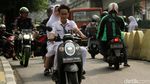 Nakal! Pemotor Nekat Lawan Arus Berjamaah