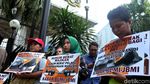Massa Sambangi Kedubes Malaysia Tuntut Keadilan Untuk TKI
