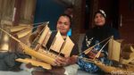 Miniatur Perahu Pinisi Karya Difabel Keren Banget