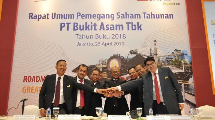 PT Bukit Asam Tbk menggelar RUPS/Foto: Dok. Bukit Asam PT Bukit Asam Tbk menggelar RUPS/Foto: Dok. Bukit Asam