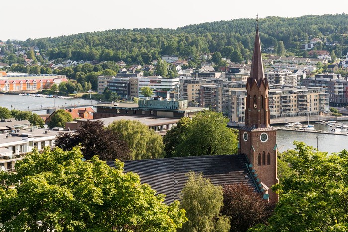 Kota Tonsberg di Norwegia