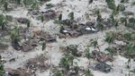 Foto Udara Dampak Ganasnya Badai Kenneth di Mozambik
