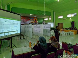 Ada Kendala Teknis, Rekapitulasi Suara KPU Ponorogo Molor