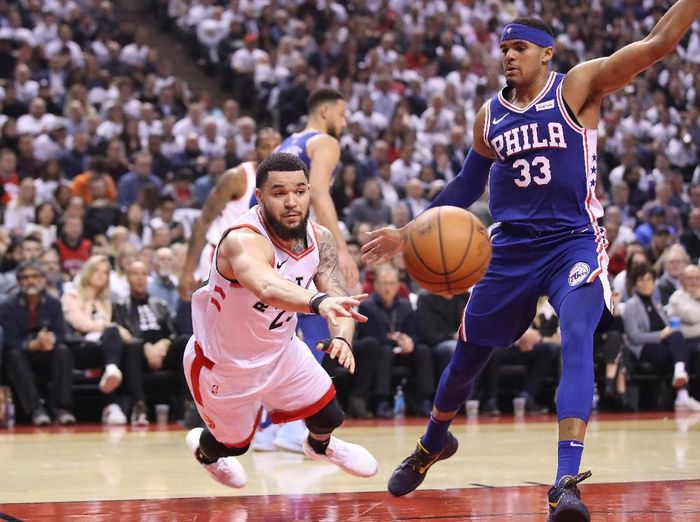 Philadelphia 76ers merebut gim kedua untuk menyamakan kedudukan jadi 1-1 (Tom Szczerbowski-USA TODAY Sports) Philadelphia 76ers merebut gim kedua untuk menyamakan kedudukan jadi 1-1 (Tom Szczerbowski-USA TODAY Sports)