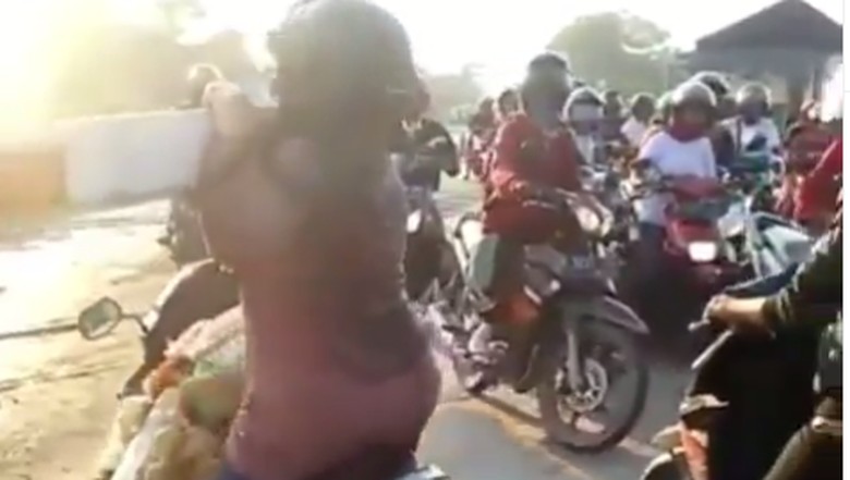 Foto yang viral di WAG wartawan (Foto: Istimewa) Foto yang viral di WAG wartawan (Foto: Istimewa)