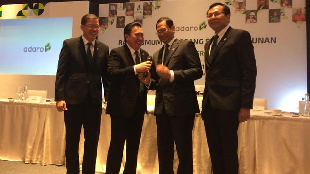RUPS Adaro (CNBC Indonesia/Syahrizal Sidiq)
