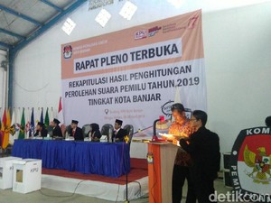 Rapat Pleno Selesai, Jokowi-Maruf Unggul di Kota Banjar