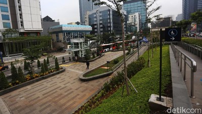 Wajah Kawasan Integrasi Transportasi Dukuh Atas yang Baru Diresmikan