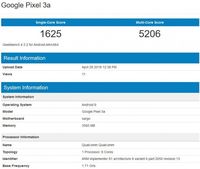 Muncul Hasil Benchmark Google Pixel 3a